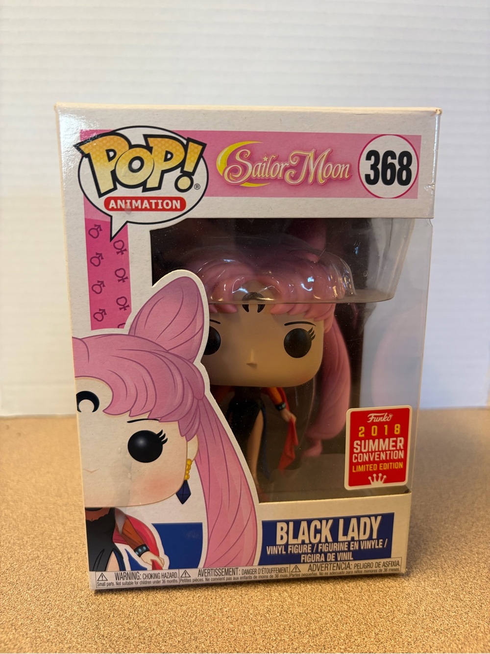 Funko Pop! Sailor Moon - Black Lady #368 - 2018 Summer Convention